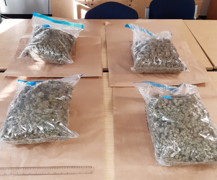 Officers seized drugs from a vehicle