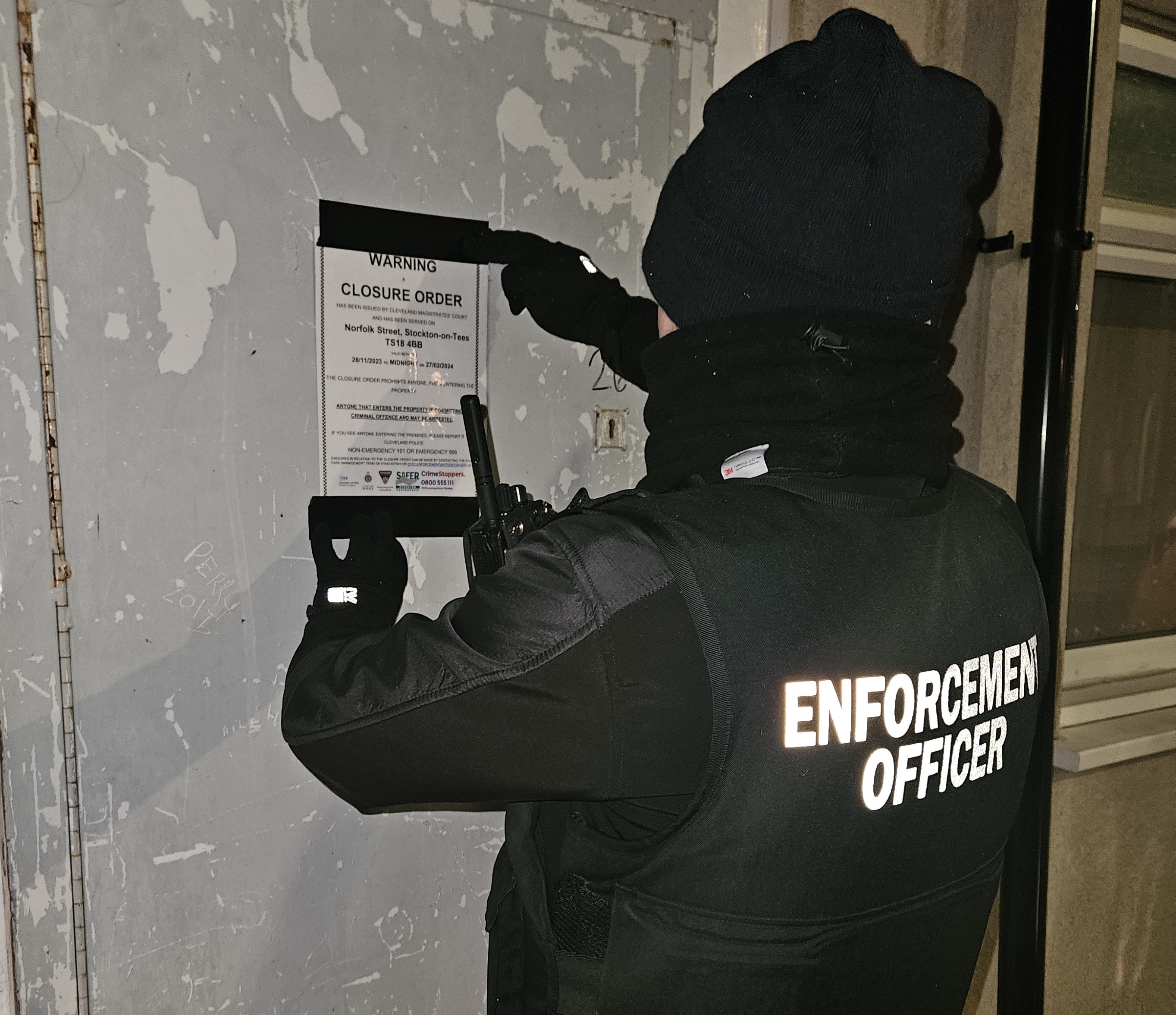 A Stockton property at the centre of constant drug dealing and daily anti-social behaviour has been shut down.