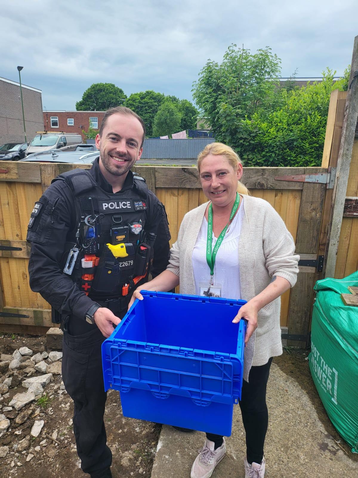 Officers from the Matrix Team helped rescue a group of ducklings