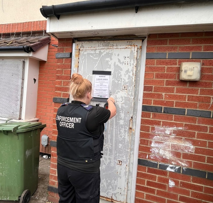 A Stockton property at the centre of constant drug dealing and around-the-clock anti-social behaviour has been shut down
