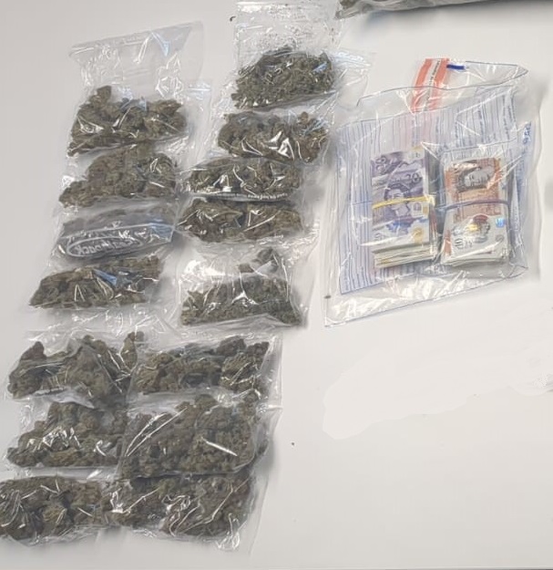 Officers seized a large quantity of drugs from an address on West Row, Eston