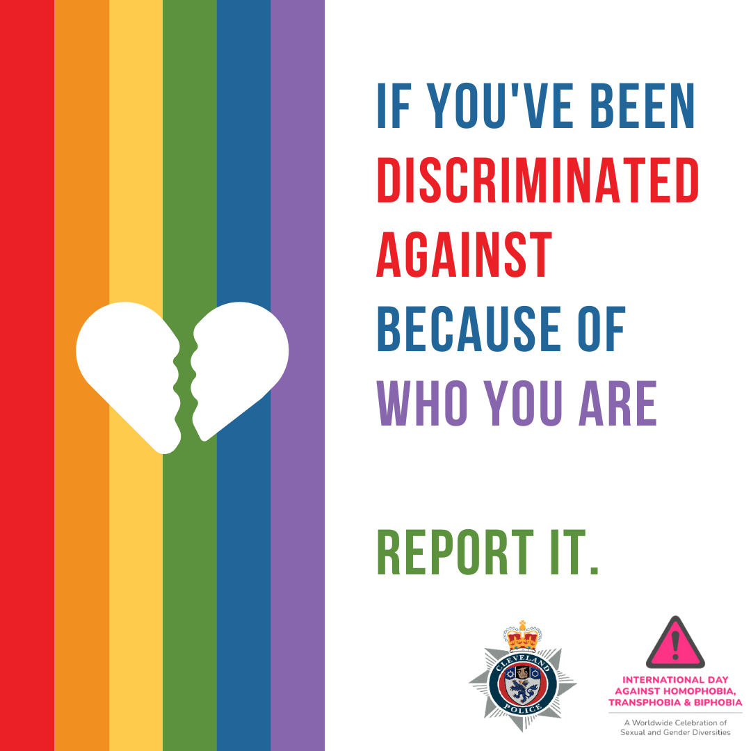 Report hate crime to the police