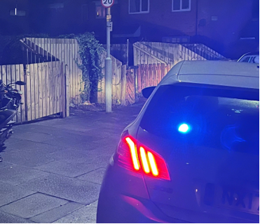 A 14-year-old boy was later charged and bailed to court for driving with no licence and driving with no insurance