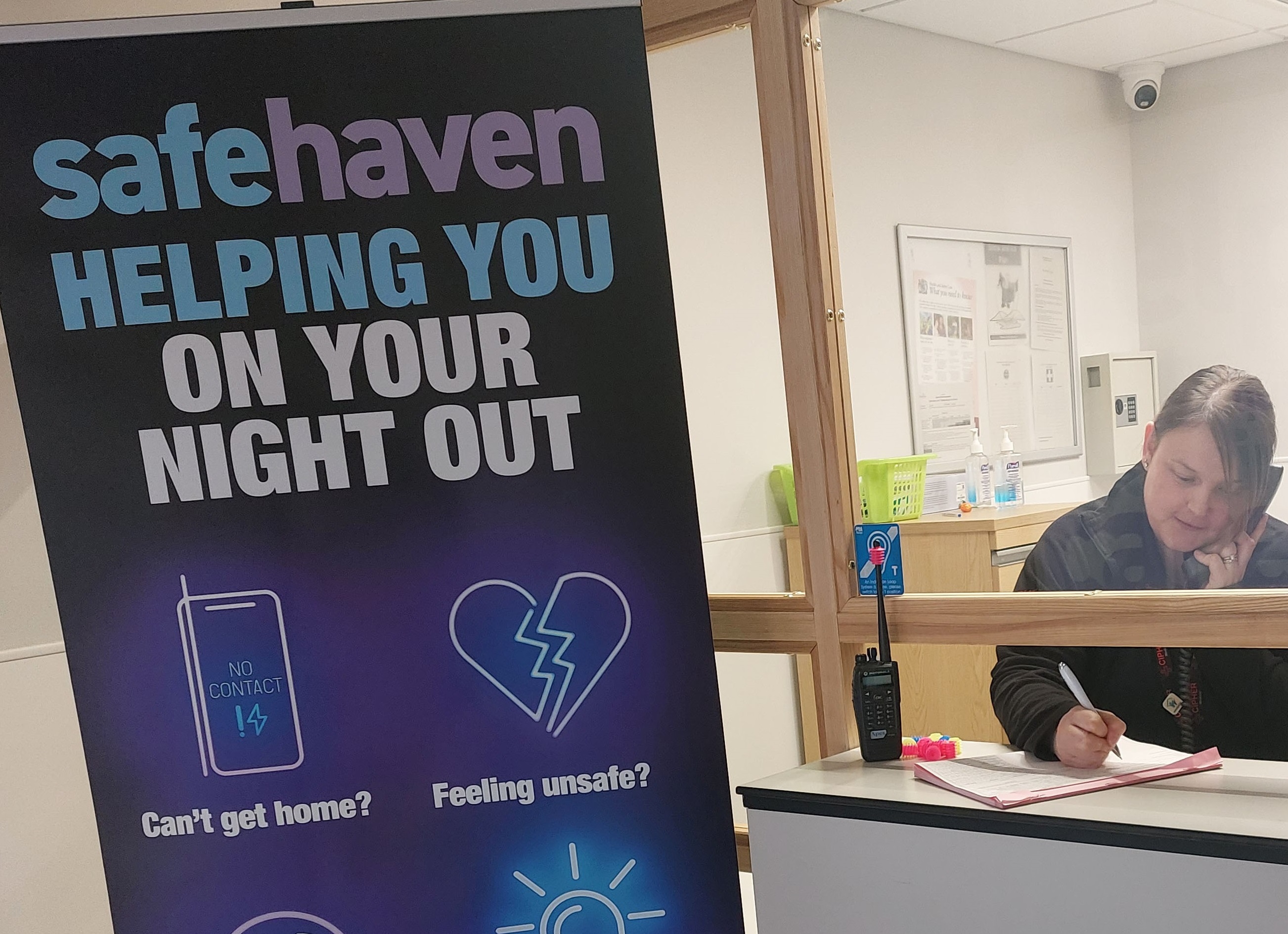 A dedicated space that provides help and support for people on a night out in Middlesbrough is helping to reduce pressure on blue light services