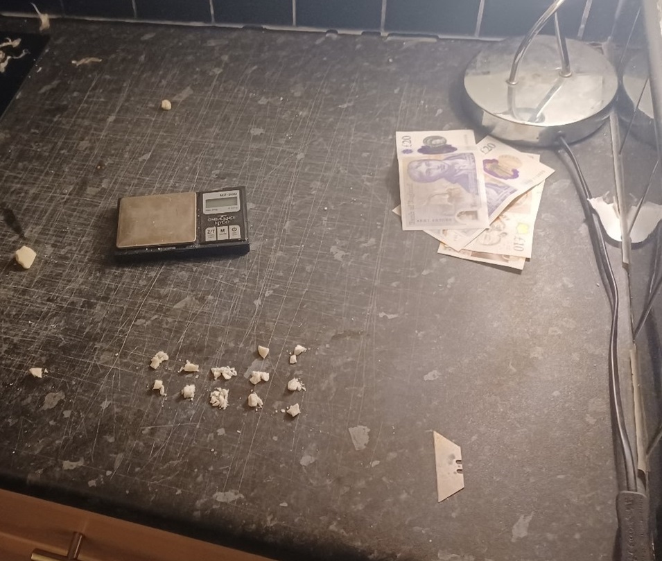 Both men, aged 43 and 35, were arrested on suspicion of possession with intent to supply Class A drugs