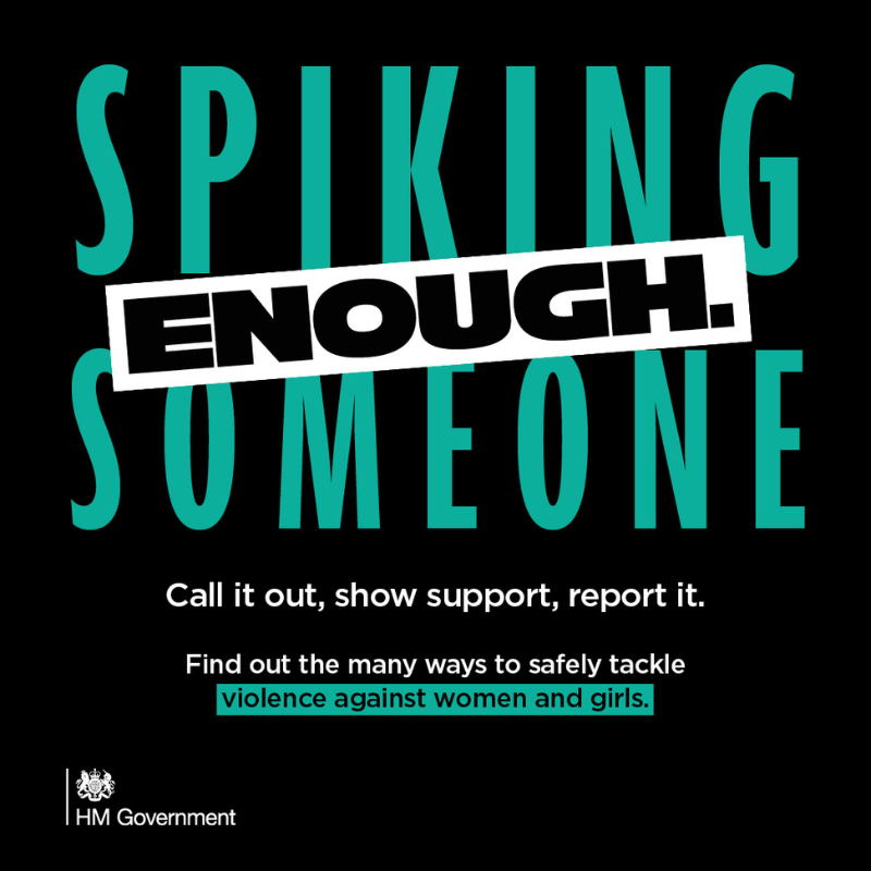 Cleveland Police is supporting Anti-Spiking Intensification Week