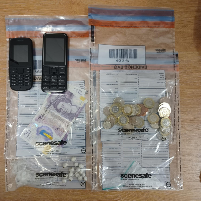 A man has been arrested after officers from Stockton’s Community Action Team (CAT) conducted proactive patrols