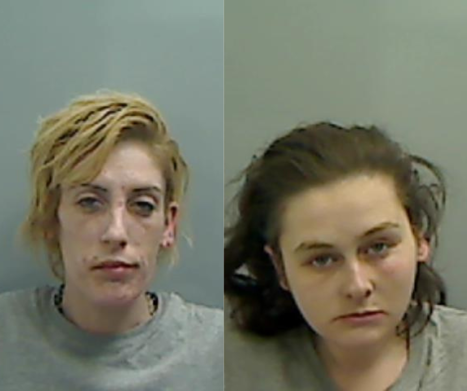 Amy Beddow, 30, and Faye Wright, 34, have both been sentenced to 15 months in prison