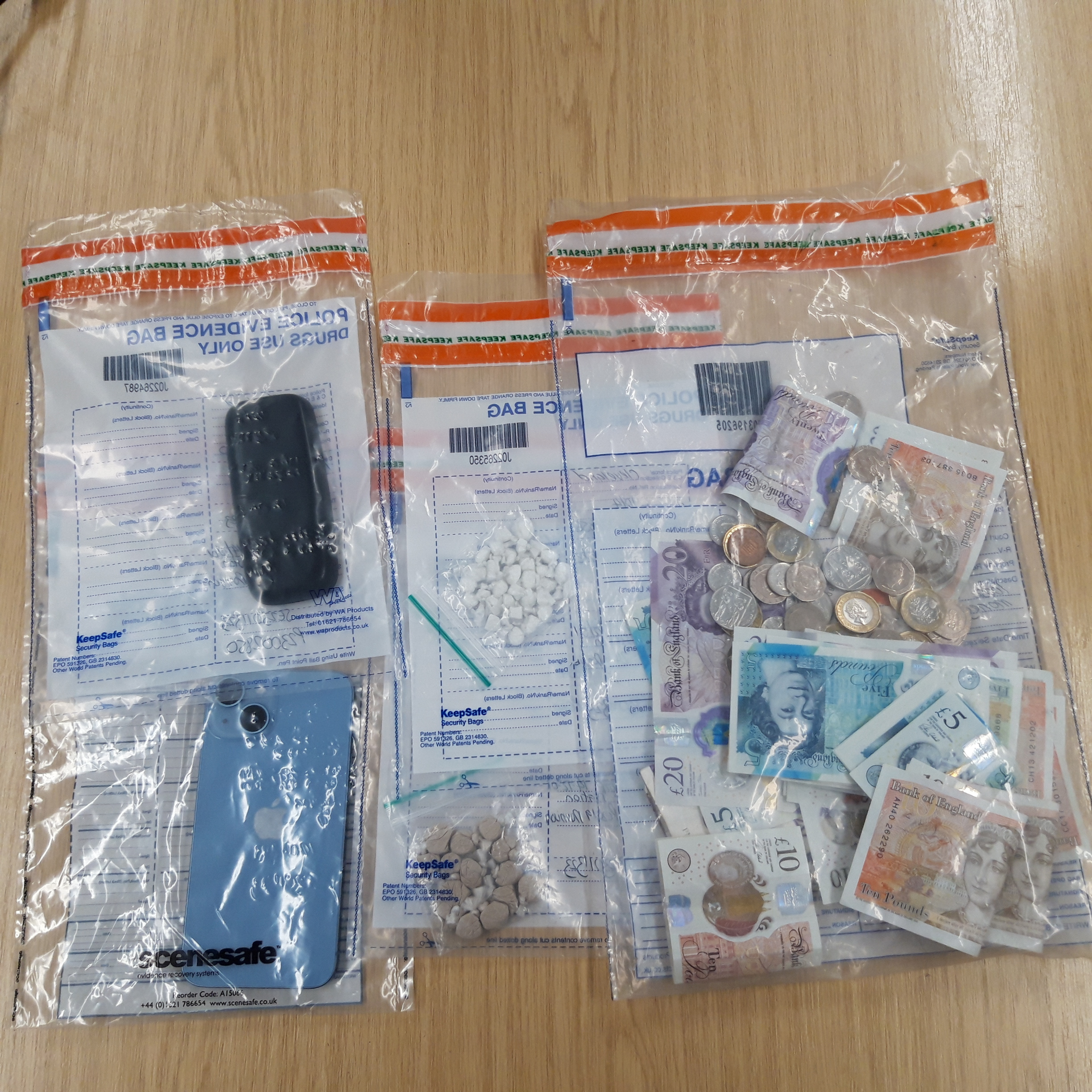 A 21-year-old man has been arrested on suspicion of possession with intent to supply Class A drugs