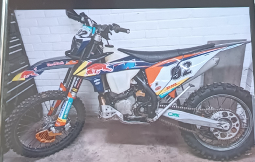 Stolen motorbike
