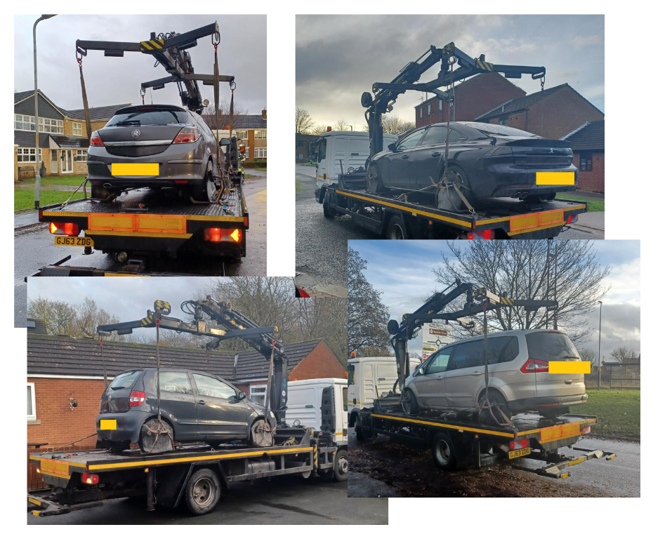 vehicles seized