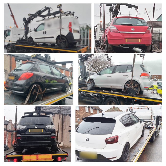 North Ormesby vehs seized