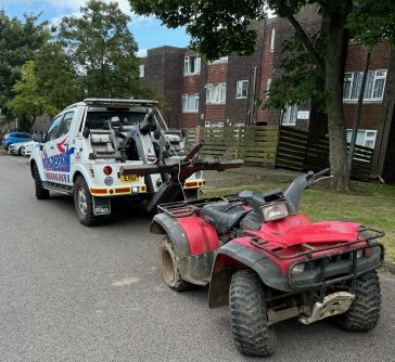 Quad seized in Hartlepool