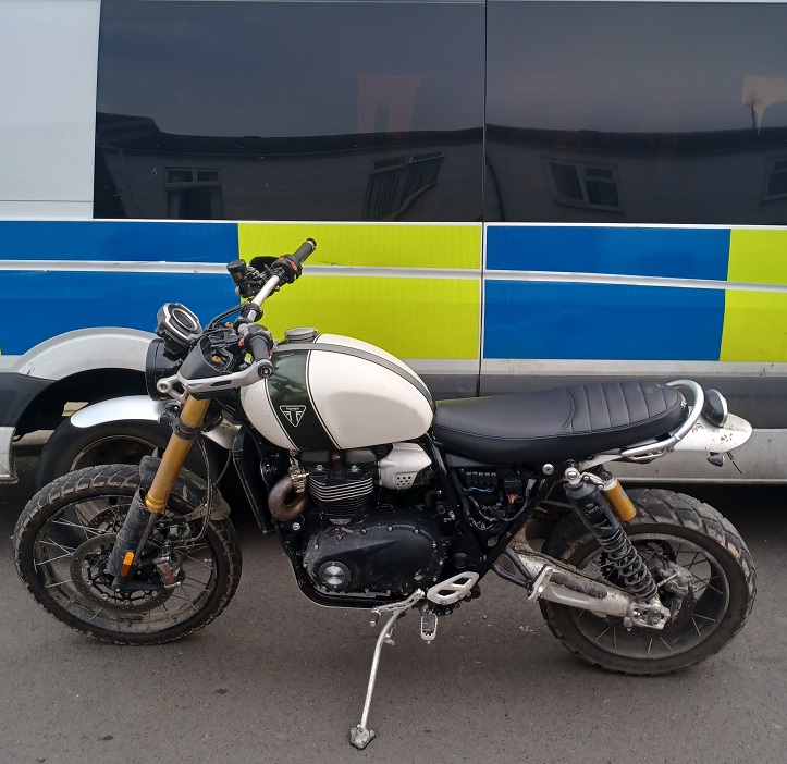 stolen motorbike
