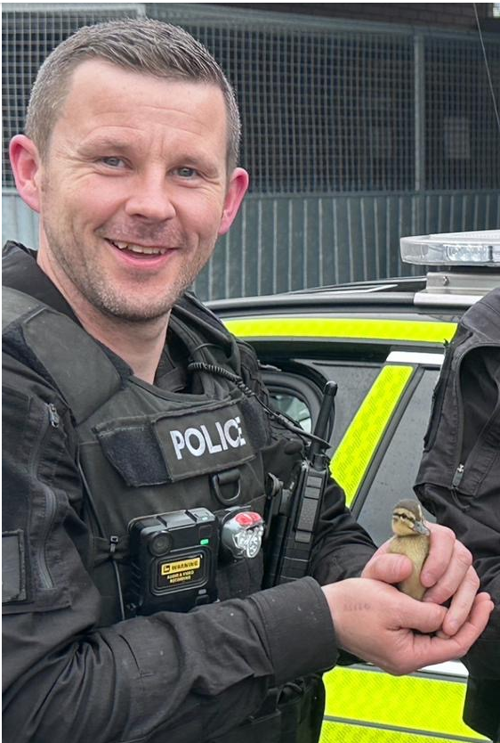 Image shows PC Tom Clough