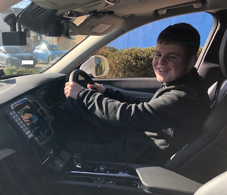 Boy Treated to Police Visit after Work with Victim Care | Cleveland Police