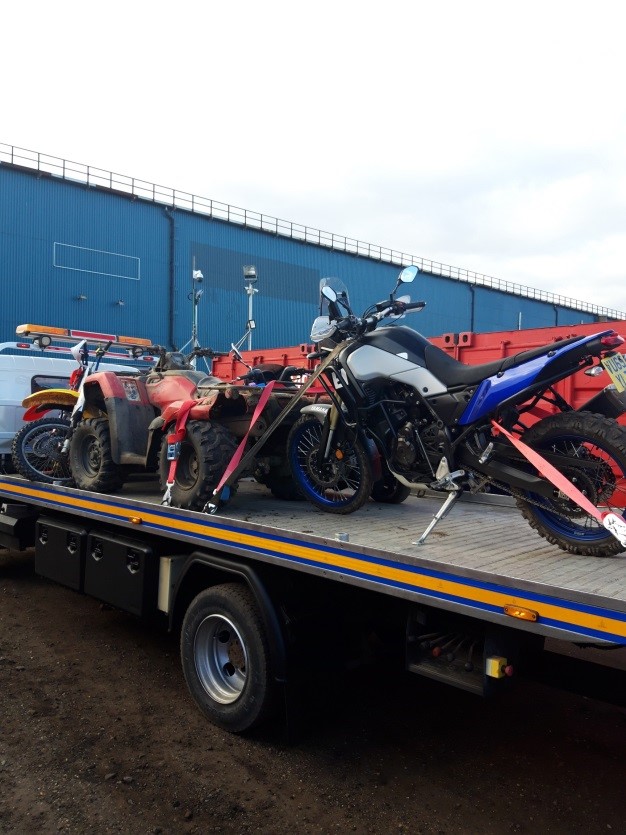 Six Off-Road Bikes and Two Vehicles Seized in 24 Hours by Stockton ...
